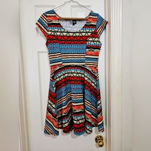 Vibe sportswear large dress multicolored